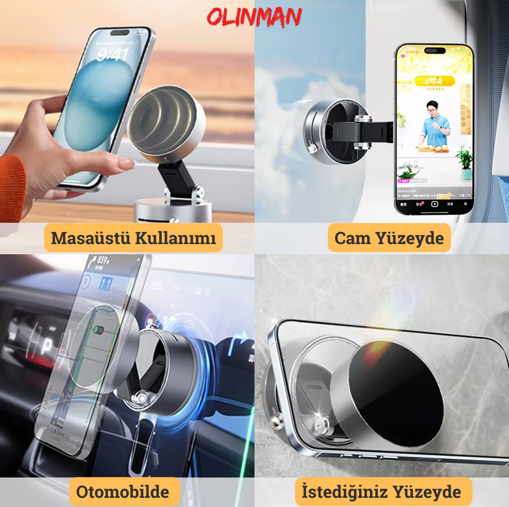 Manyetik Telefon Tutucu